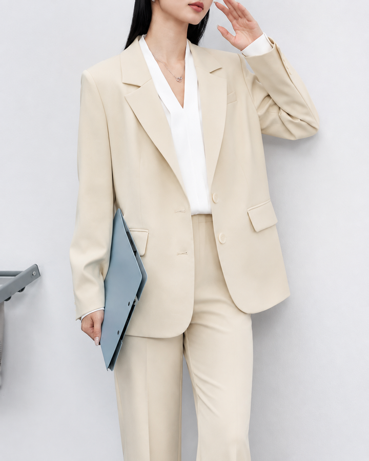 Eleganter Damenblazer mit lockerem Schnitt