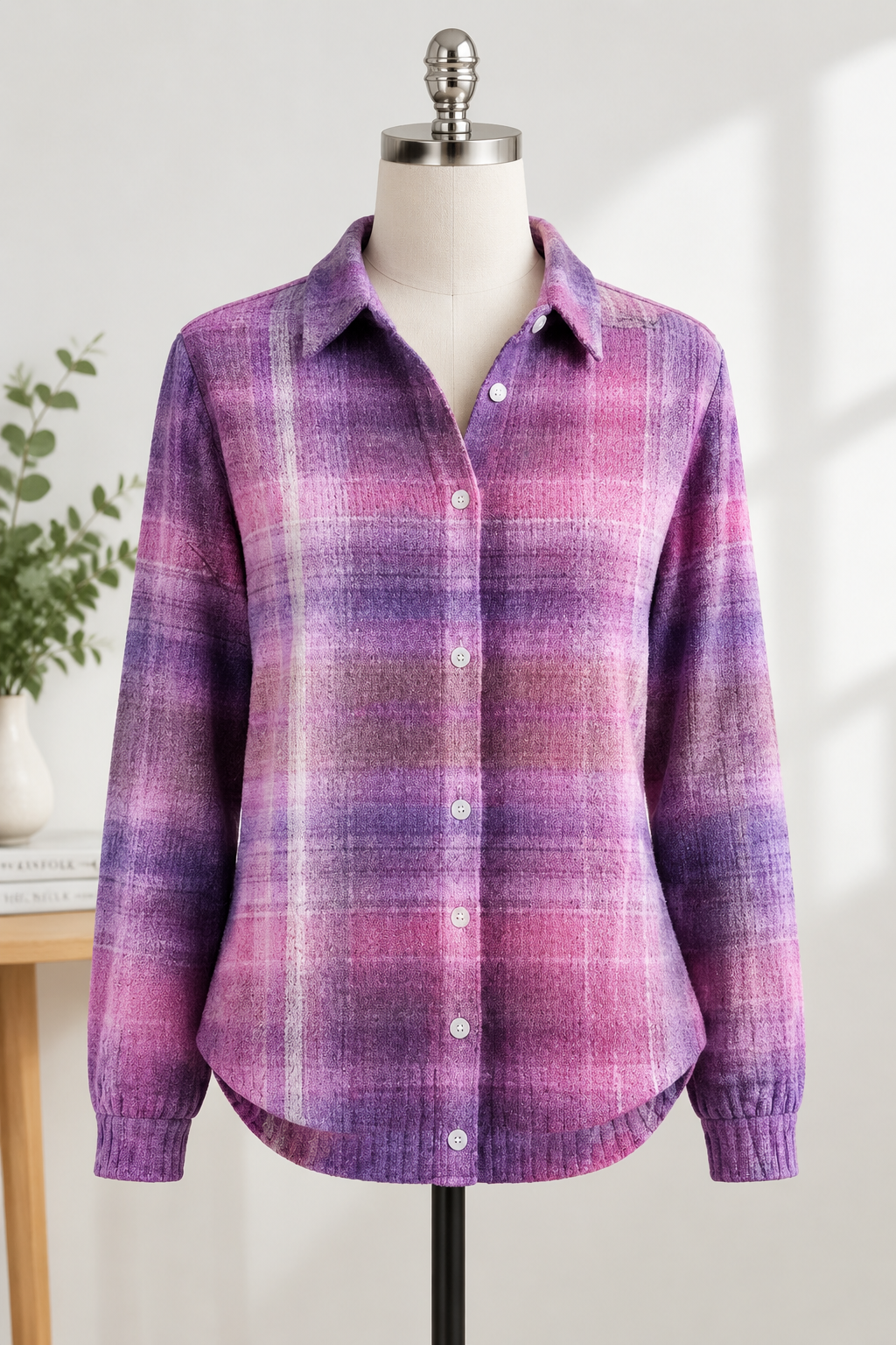 Lavendeltraum Damenstrickjacke