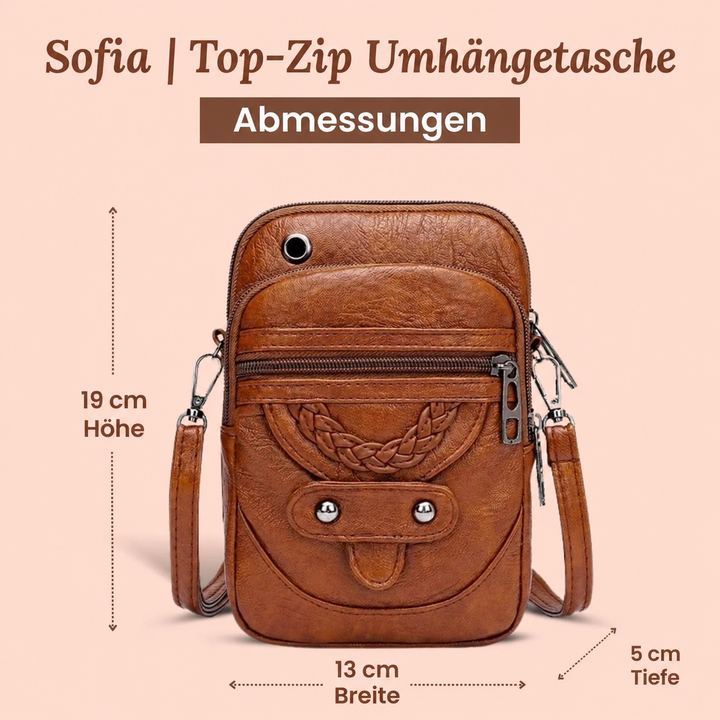 Mini-Umhängetasche Flechtia