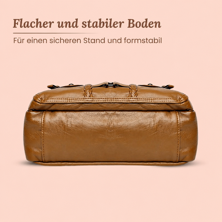 Flechtleder-Umhängetasche Mirelle