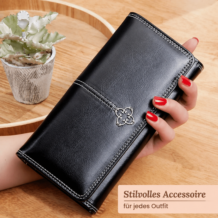 Leder-Clutch Valenne