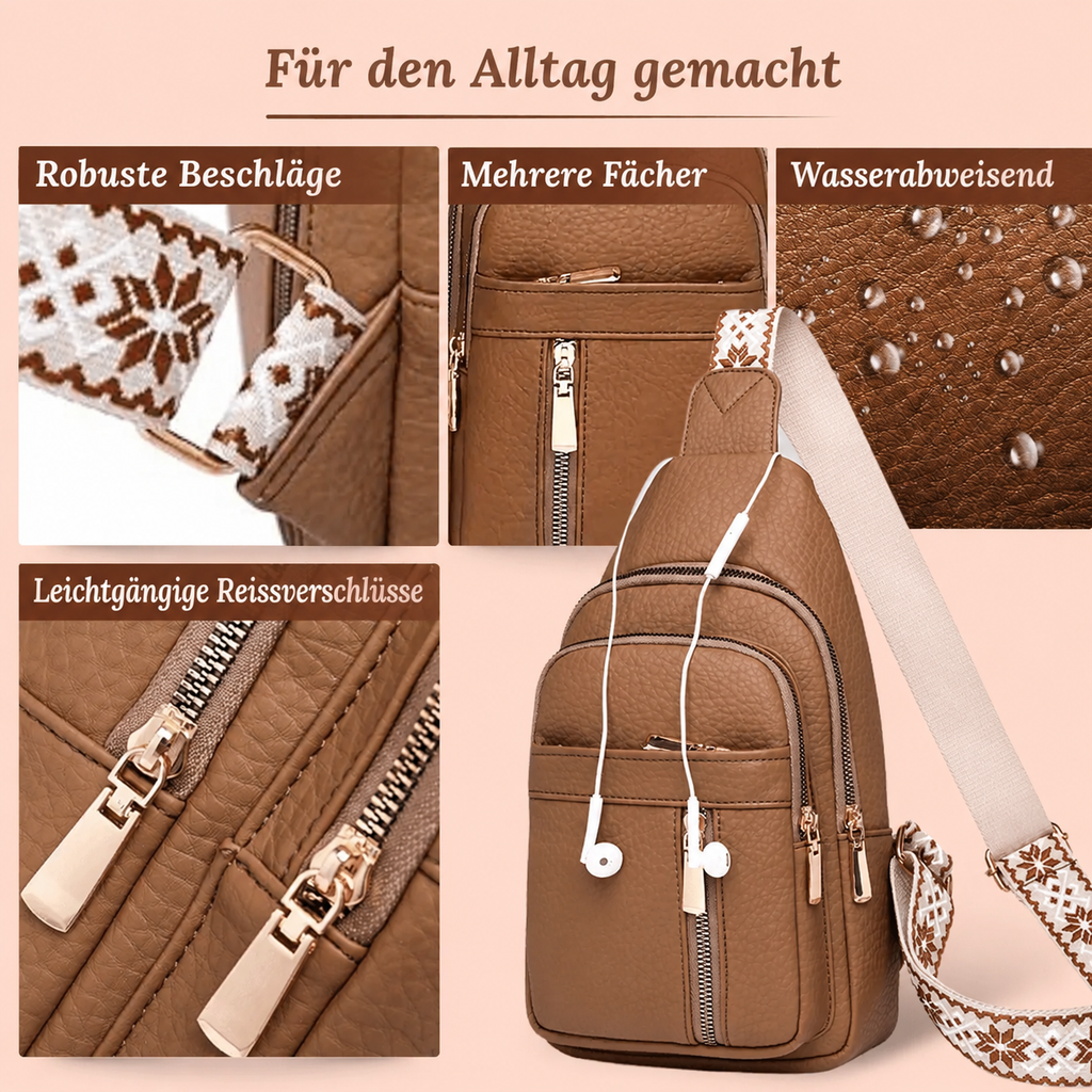 Funktionale Umhängetasche Varena