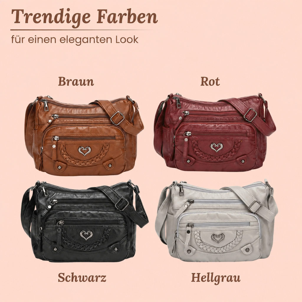 Perlmutt-Handtasche Perleva
