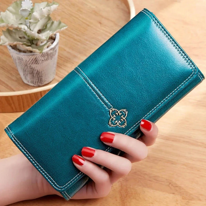 Leder-Clutch Valenne