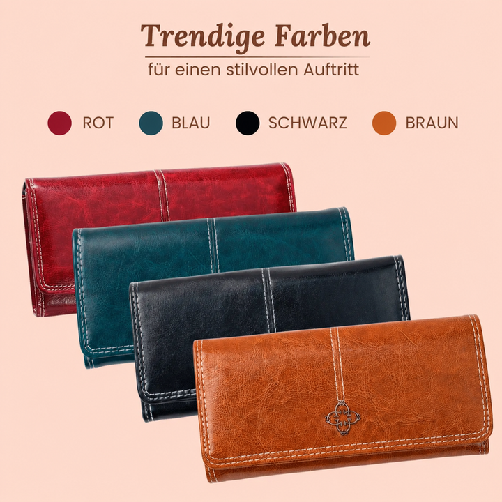 Leder-Clutch Valenne