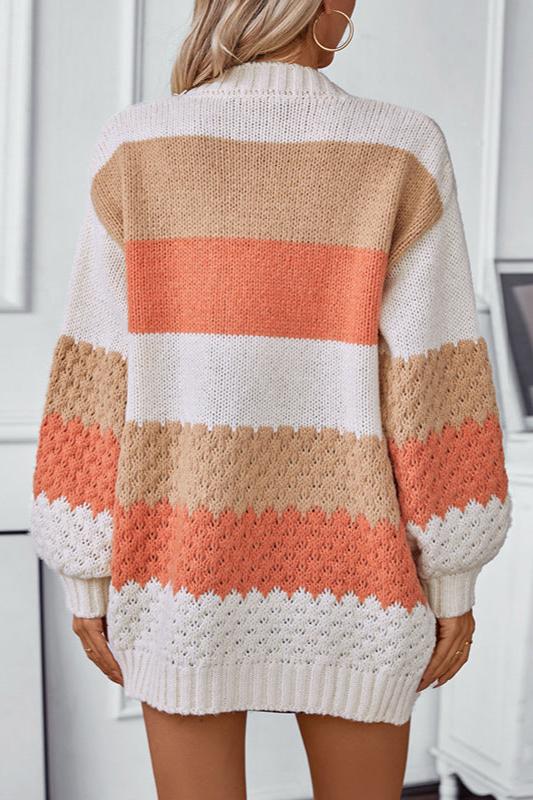 Locker geschnittener Damen-Cardigan mit offener Front