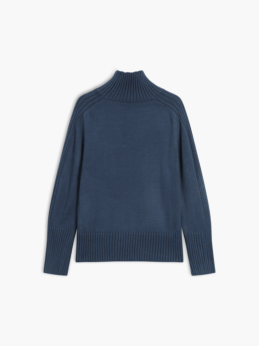 Ribbed Mock Neck Sweater