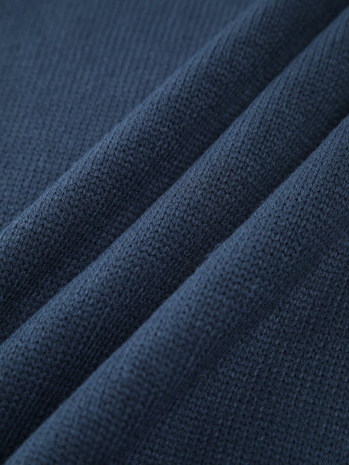 Ribbed Mock Neck Sweater