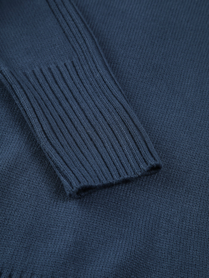 Ribbed Mock Neck Sweater