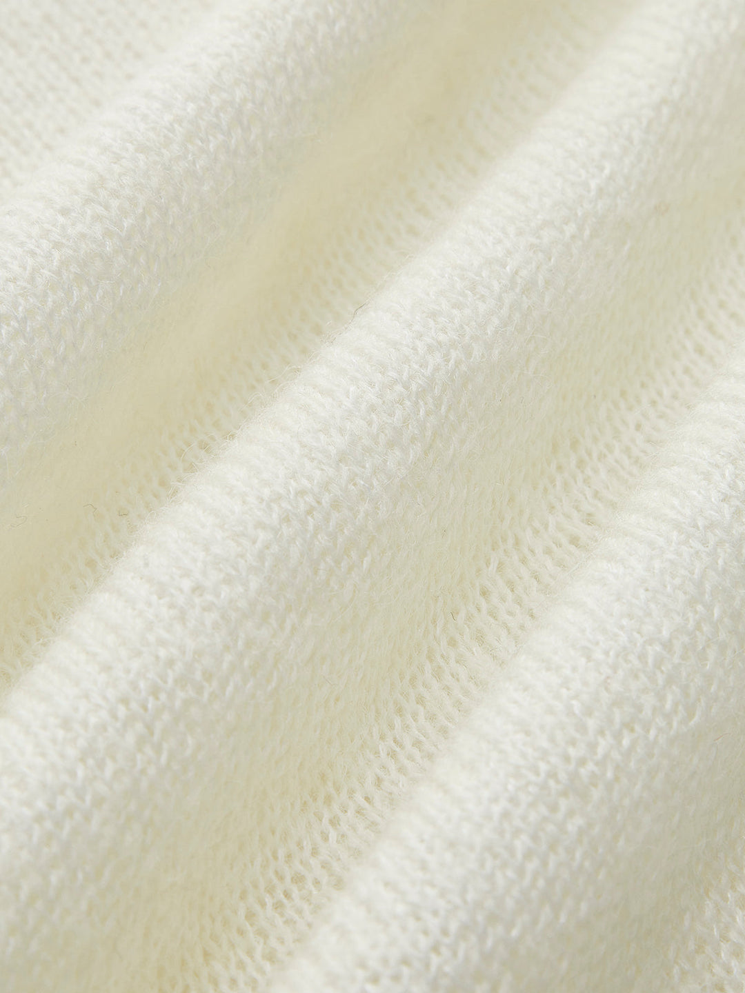 Transparenter strukturierter Strickpullover