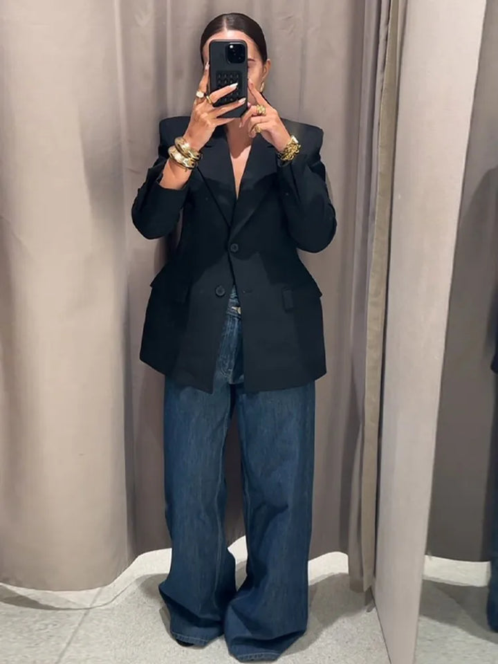 Eleganter Blazer mit Reverskragen