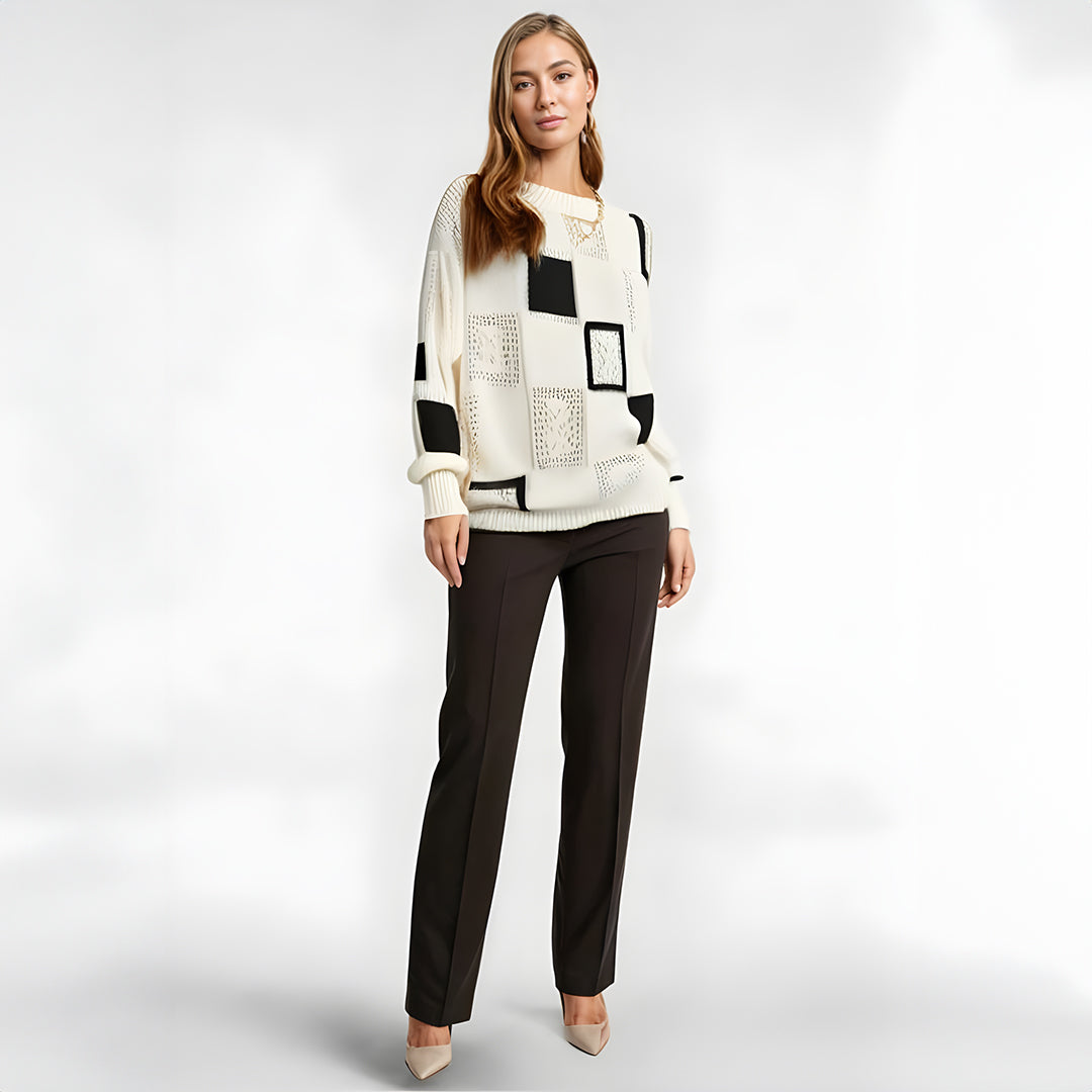 Stilvoller Winterpullover für Damen