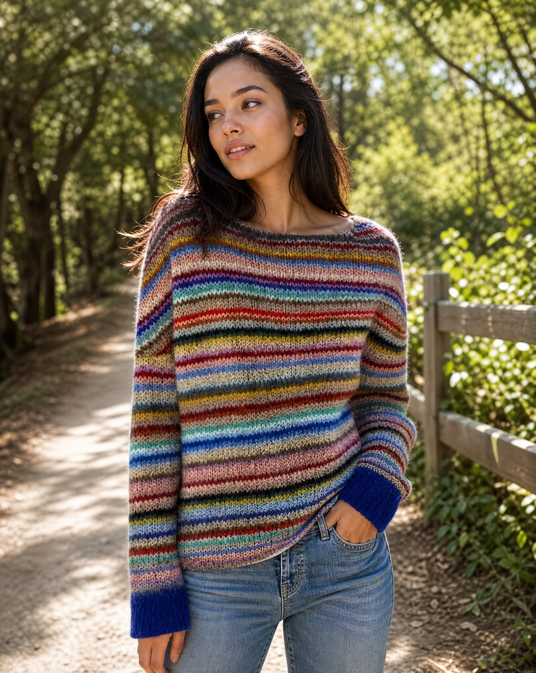 Retro Strickpullover für Damen