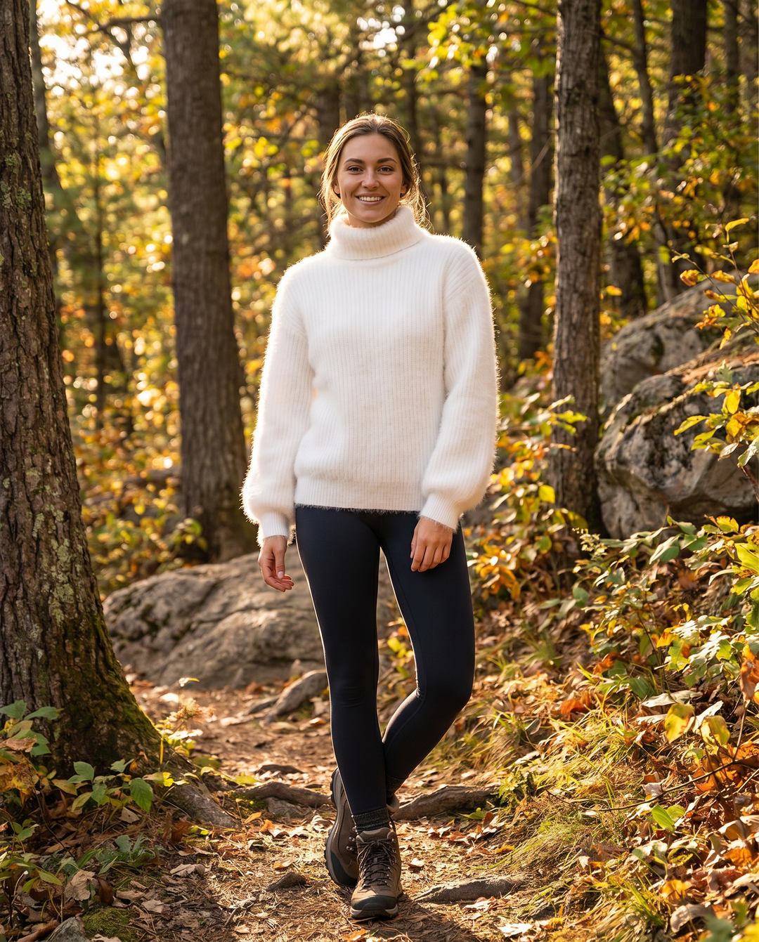 Frauen Lässiger Strickpullover