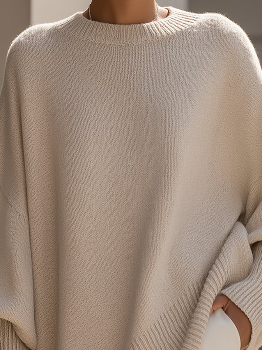 Elegante Damenpullover in weiter Passform