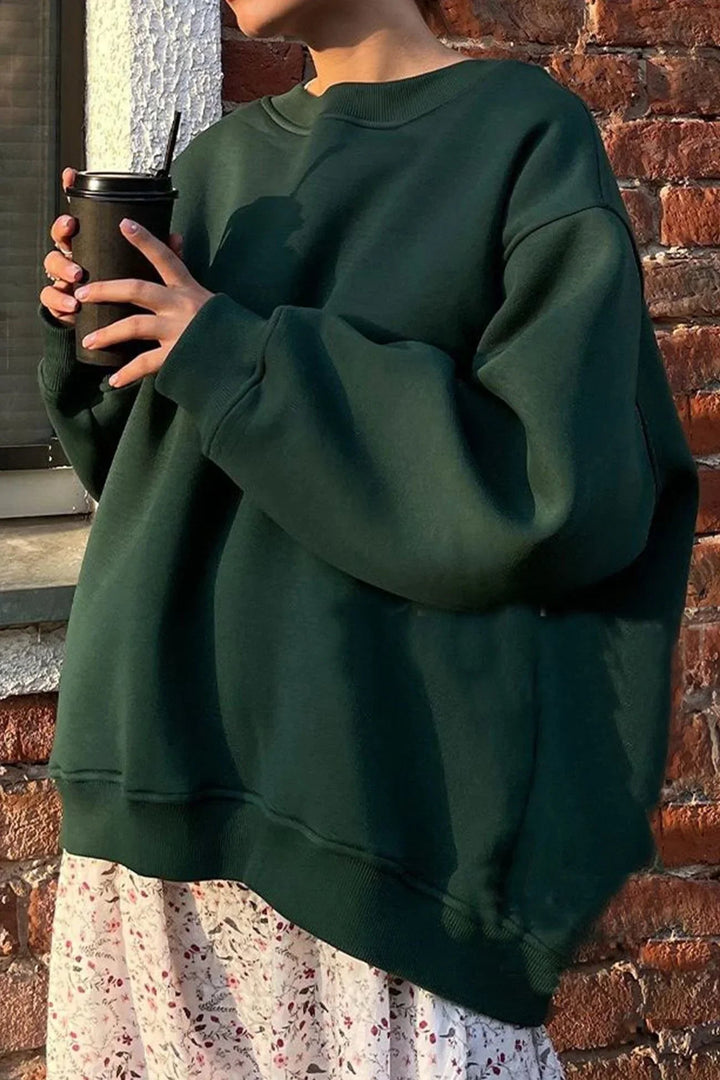 "Damen Oversized Sweatshirt mit Rundhalsausschnitt" could be rewritten as "Oversized Damen Sweatshirt mit Rundhalsausschnitt".