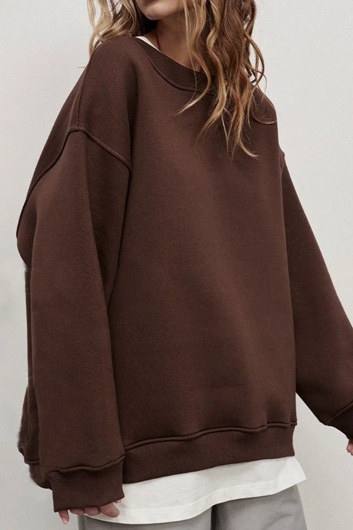 "Damen Oversized Sweatshirt mit Rundhalsausschnitt" could be rewritten as "Oversized Damen Sweatshirt mit Rundhalsausschnitt".
