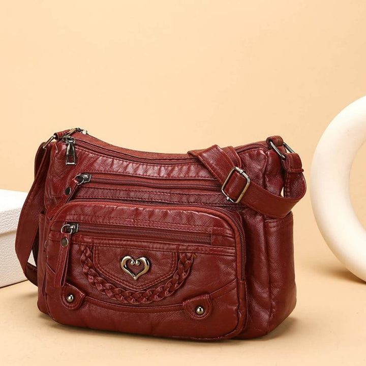 Perlmutt-Handtasche Perleva