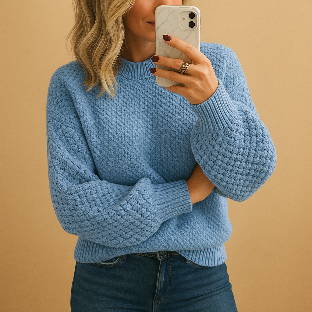 Bequemer Damen-Strickpullover mit lässigem Schnitt