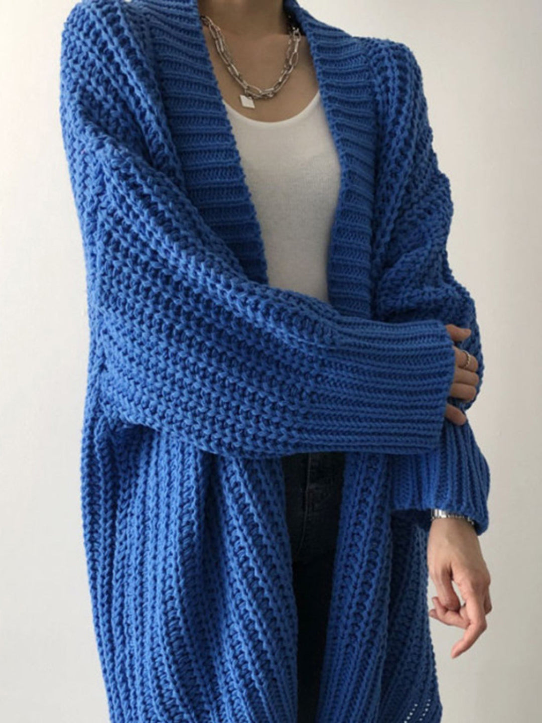 Überdimensionierter Strick-Cardigan