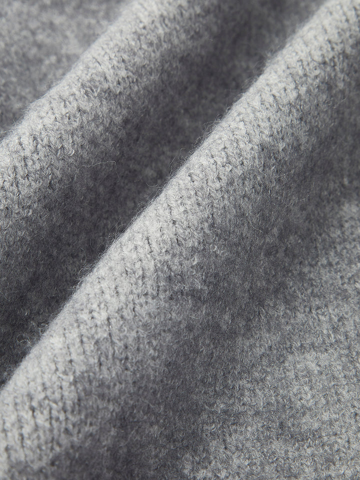 Weit geschnittener Strick-Cardigan mit Reissverschluss