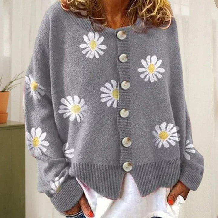 Zeitloser Damen-Cardigan mit Knopfverschluss