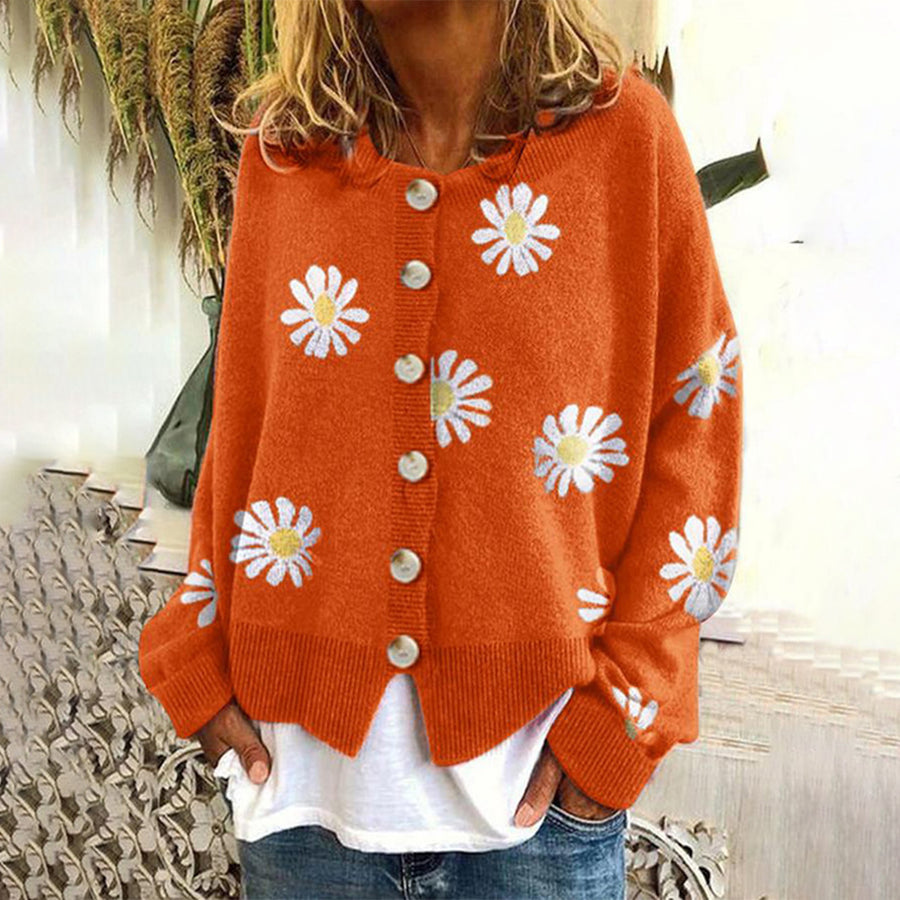 Zeitloser Damen-Cardigan mit Knopfverschluss