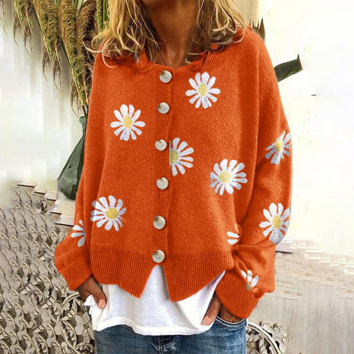 Zeitloser Damen-Cardigan mit Knopfverschluss
