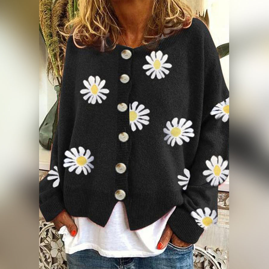 Zeitloser Damen-Cardigan mit Knopfverschluss