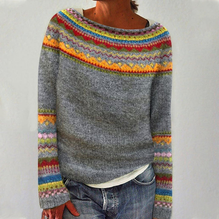 Retro Strickpullover für Damen