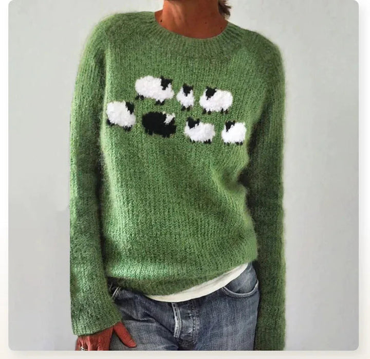 Retro Strickpullover für Damen