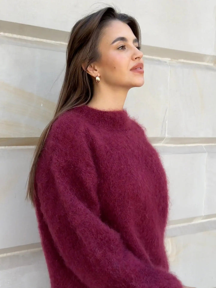 Eleganter Mohair-Pullover für Damen – Bequem und Stilvoll
