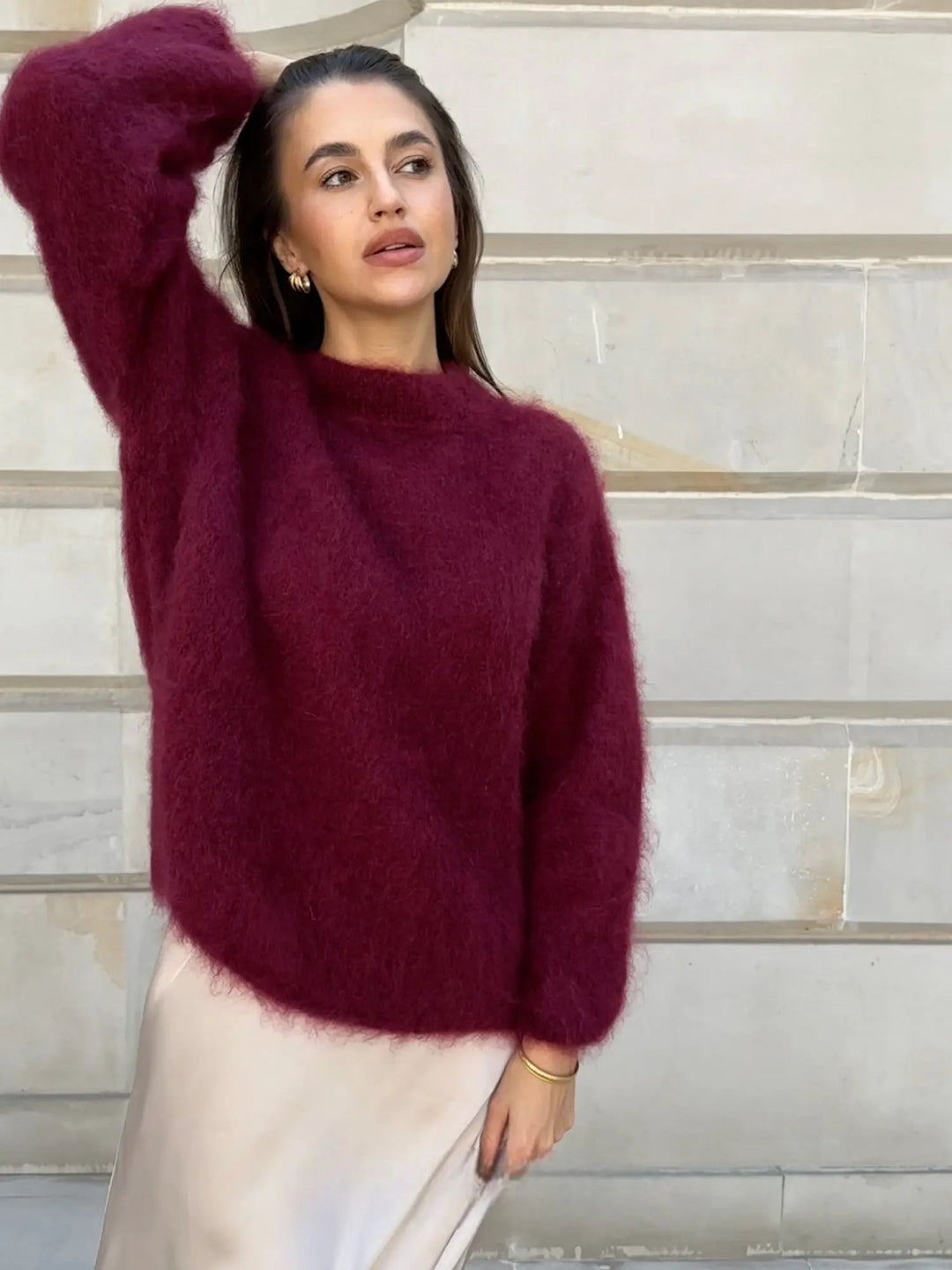 Eleganter Mohair-Pullover für Damen – Bequem und Stilvoll