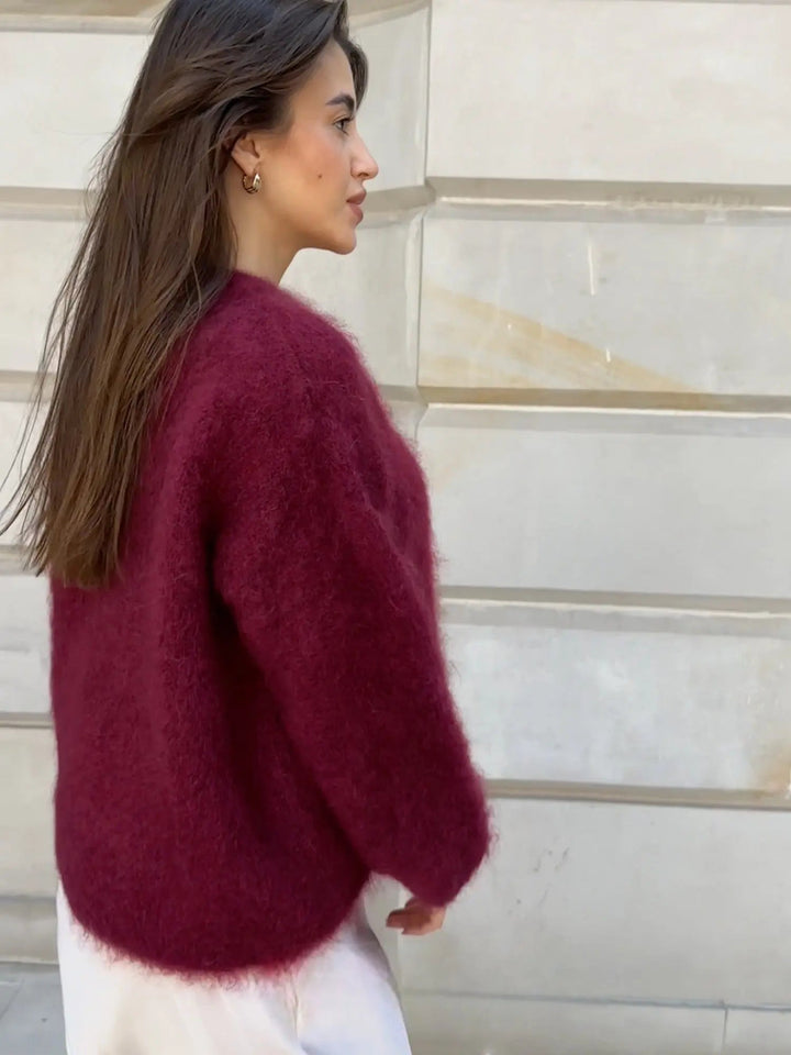 Eleganter Mohair-Pullover für Damen – Bequem und Stilvoll