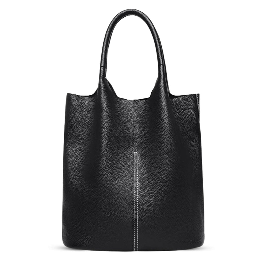 Strukturierte Ledertasche Albora