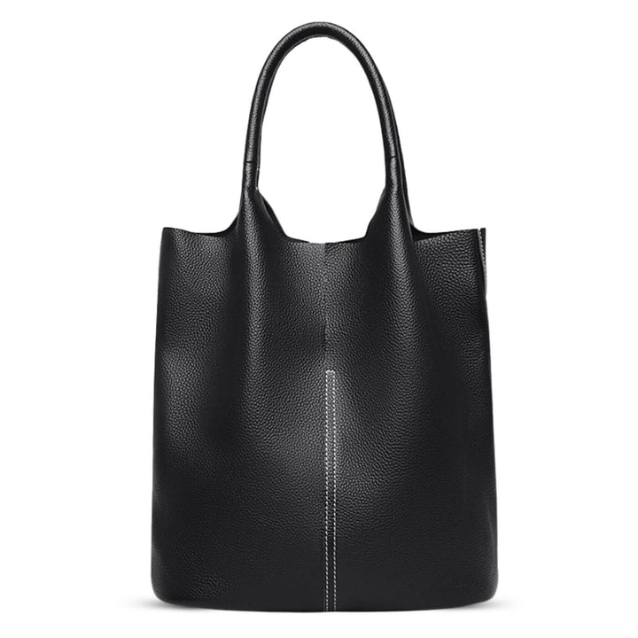 Strukturierte Ledertasche Albora