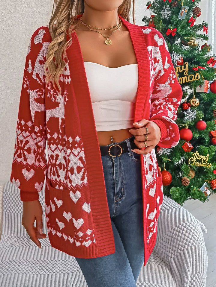 Festlicher Weihnachtscardigan für Damen