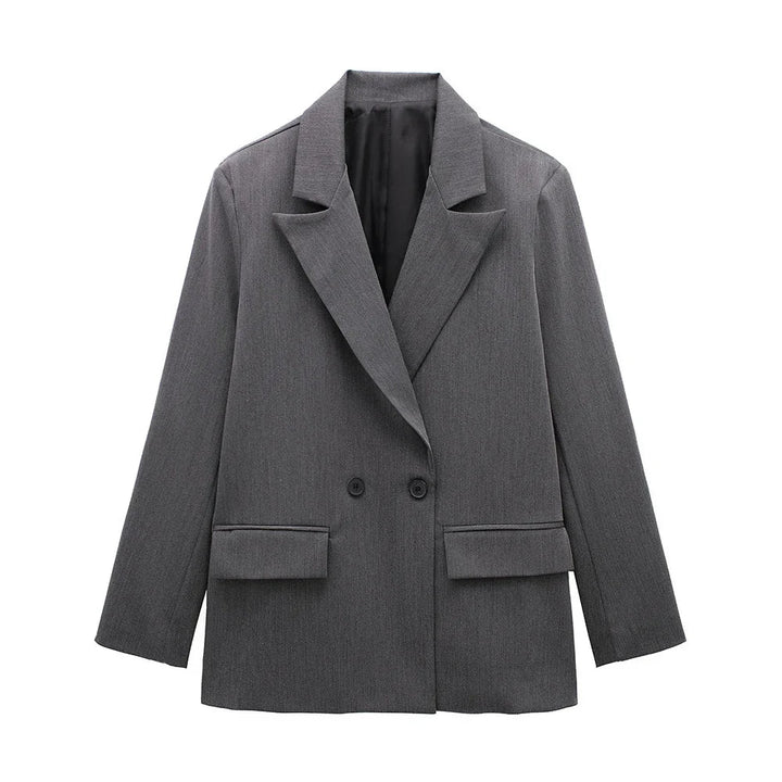 Taillierter schwarzer Damenblazer