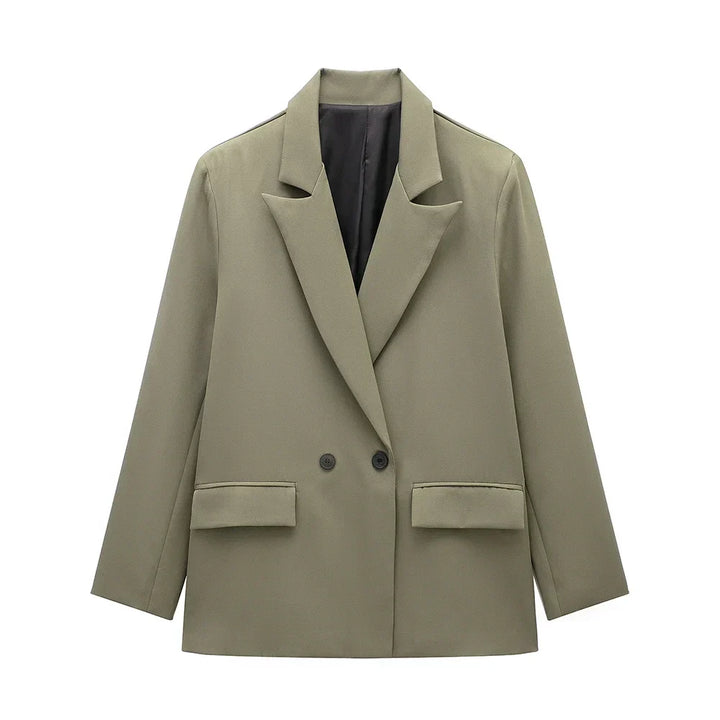 Taillierter schwarzer Damenblazer