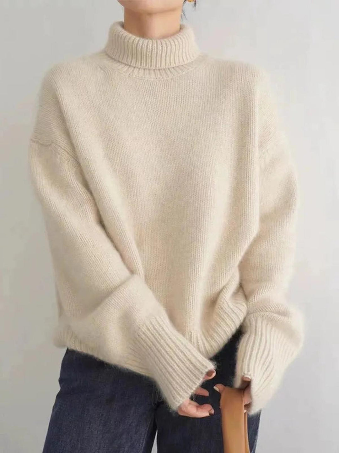 Frauen Rollkragenpullover