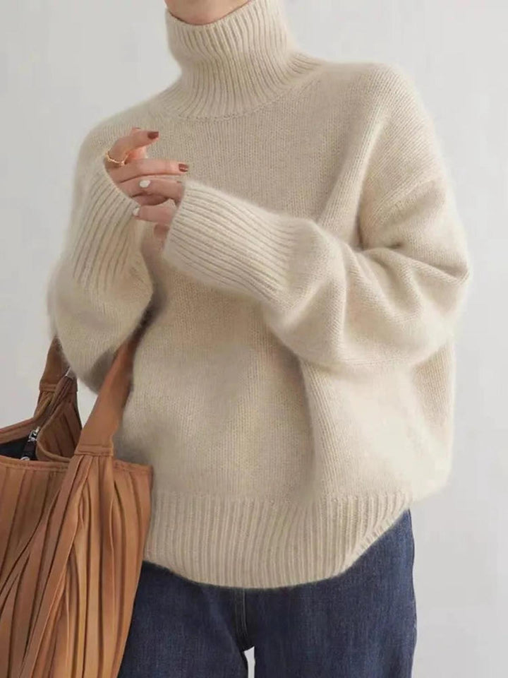 Frauen Rollkragenpullover