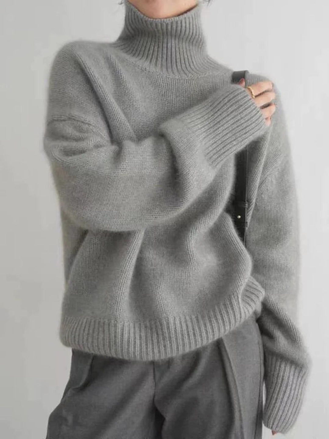 Frauen Rollkragenpullover
