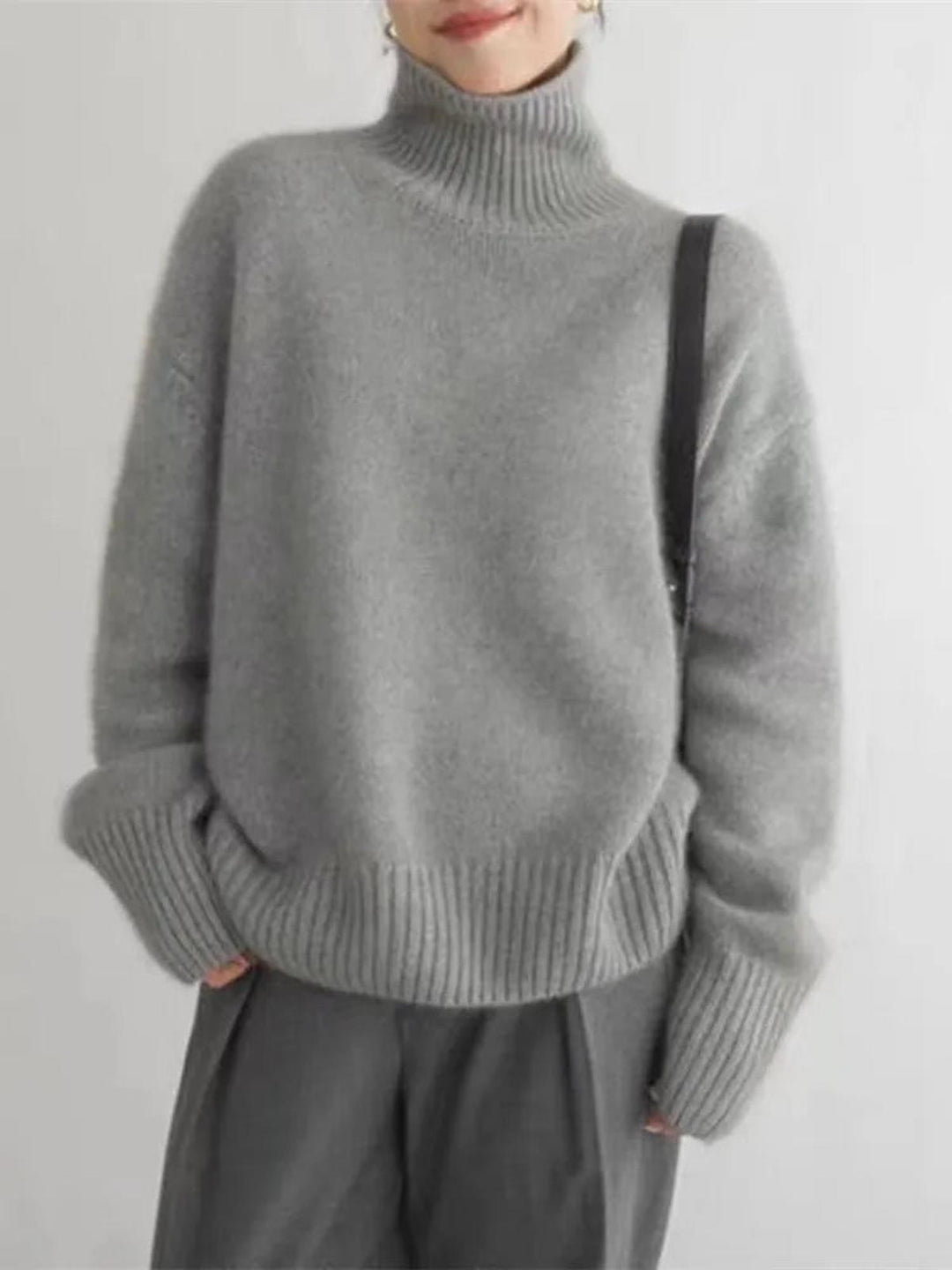 Frauen Rollkragenpullover