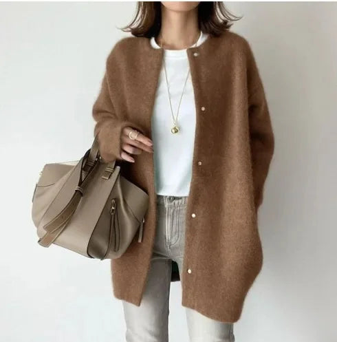 Bequeme Strickjacke für Damen