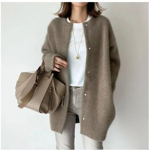 Bequeme Strickjacke für Damen