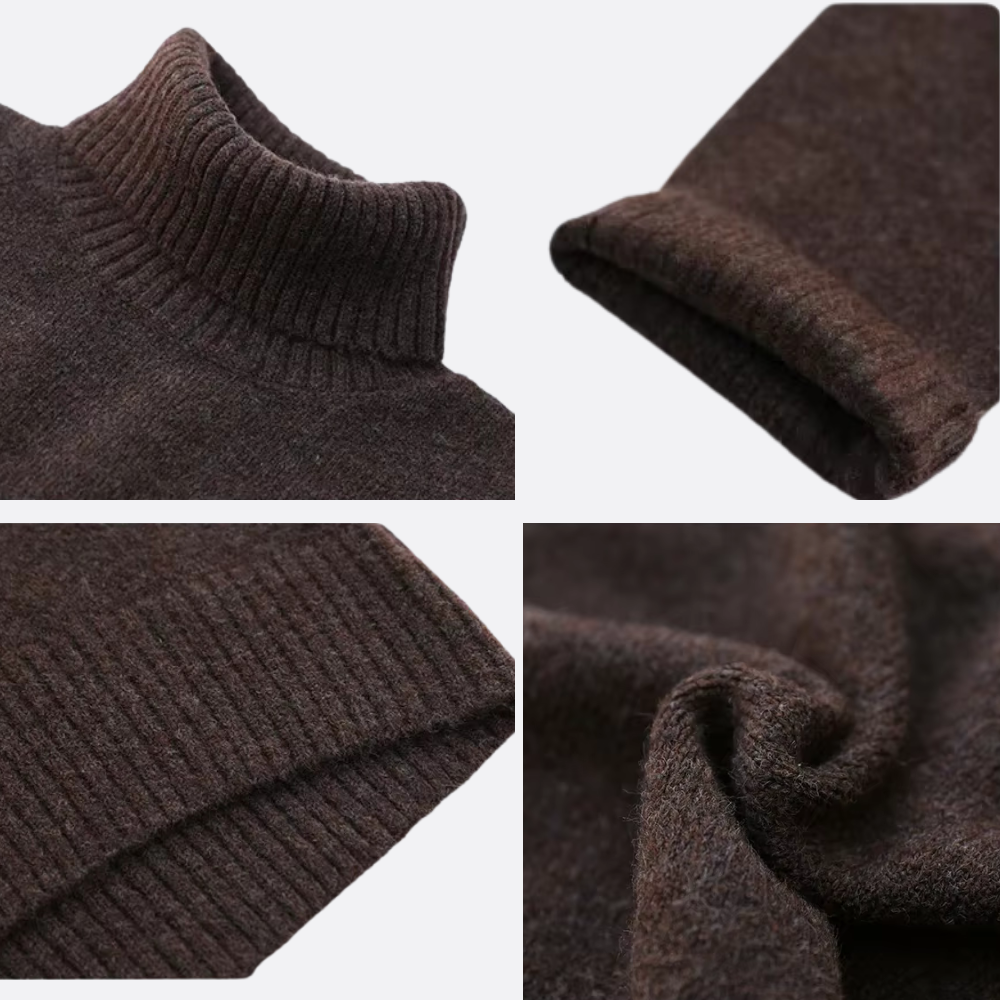 Frauen Oversized Rollkragenpullover für warme Tage