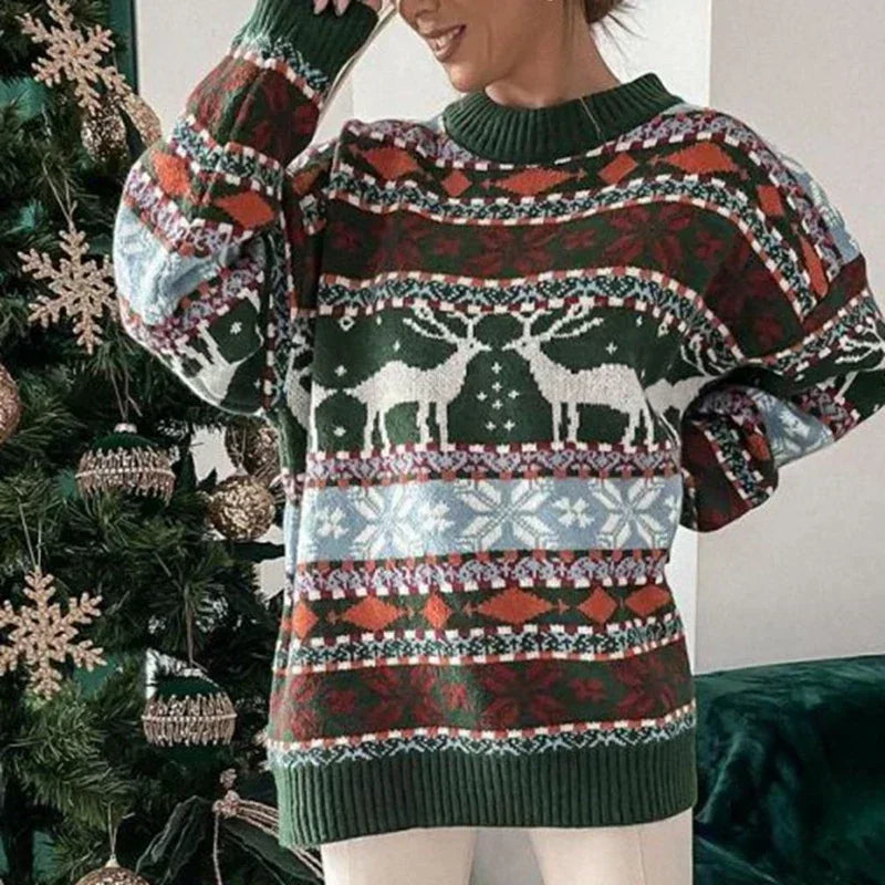 Frauen Weihnachtsferien Pullover