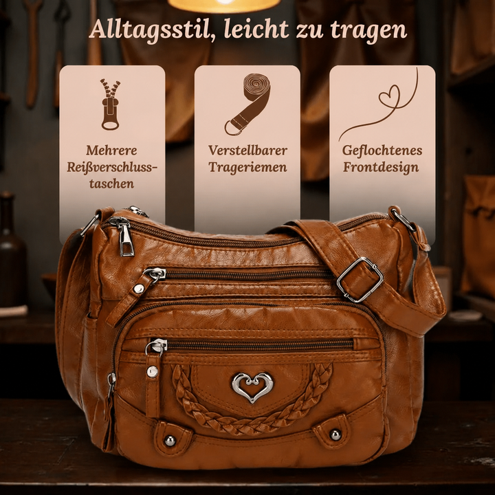 Perlmutt-Handtasche Perleva