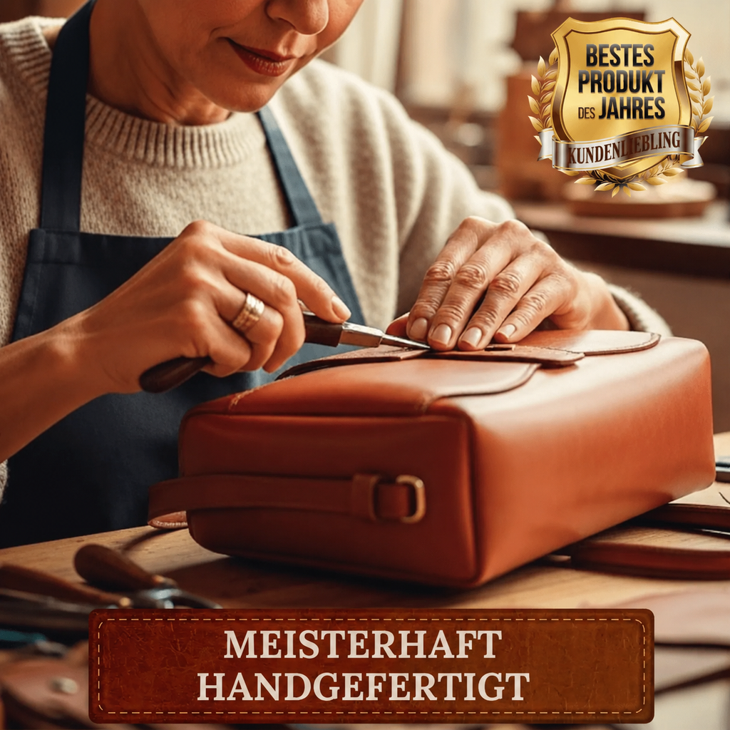 Leder-Clutch Valenne