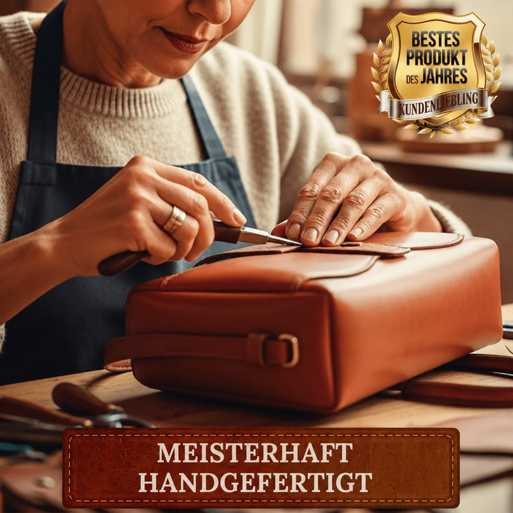 Leder-Clutch Valenne